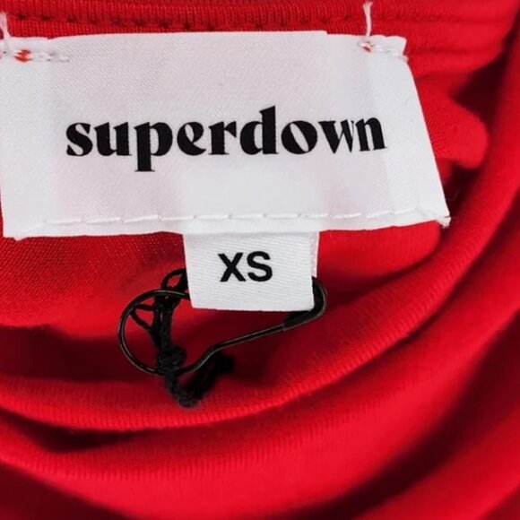 Superdown Women's Nia Drape Front Bodysuit - XS - Picture 4 of 7